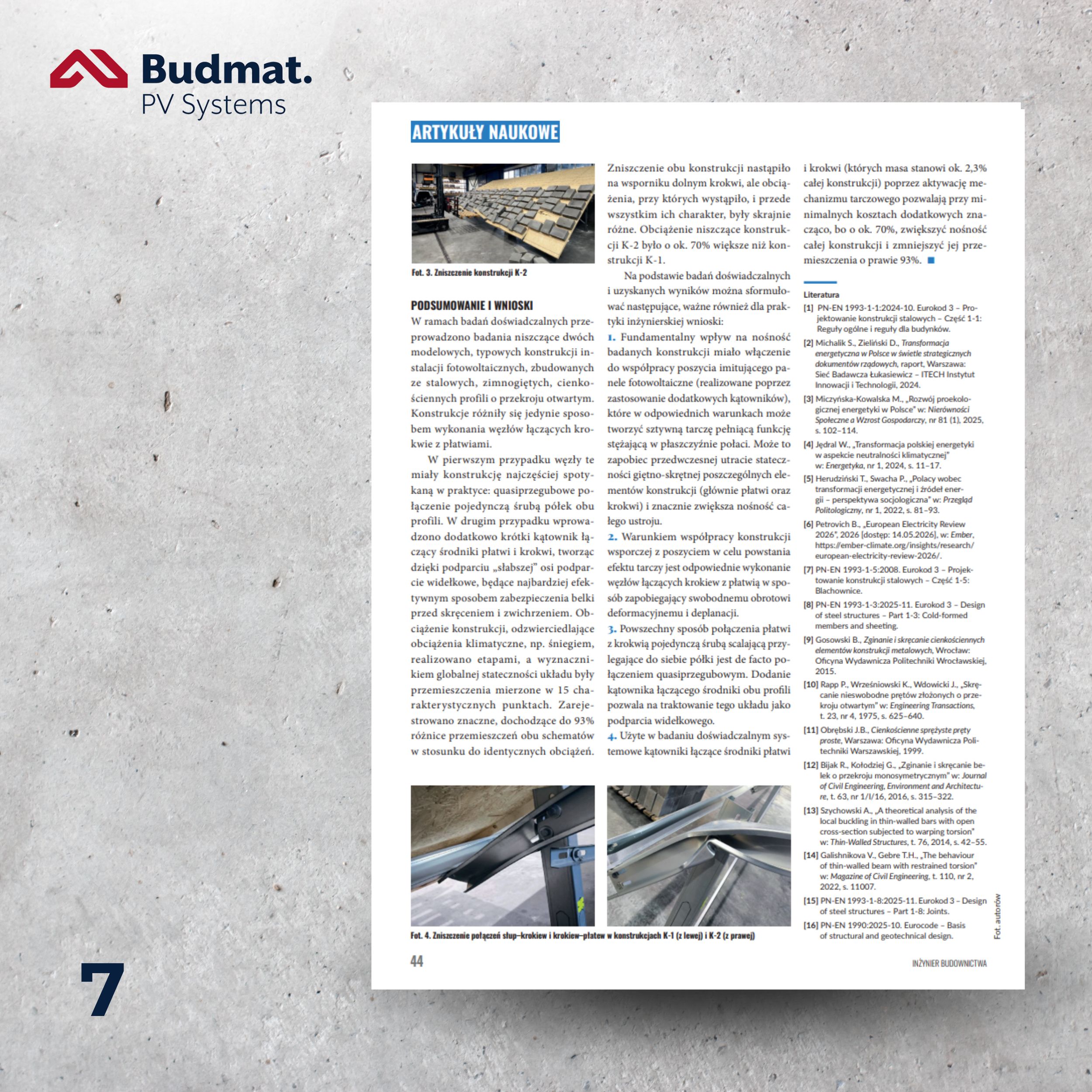 Budmat PV Systems w miesięczniku „Inżynier Budownictwa”