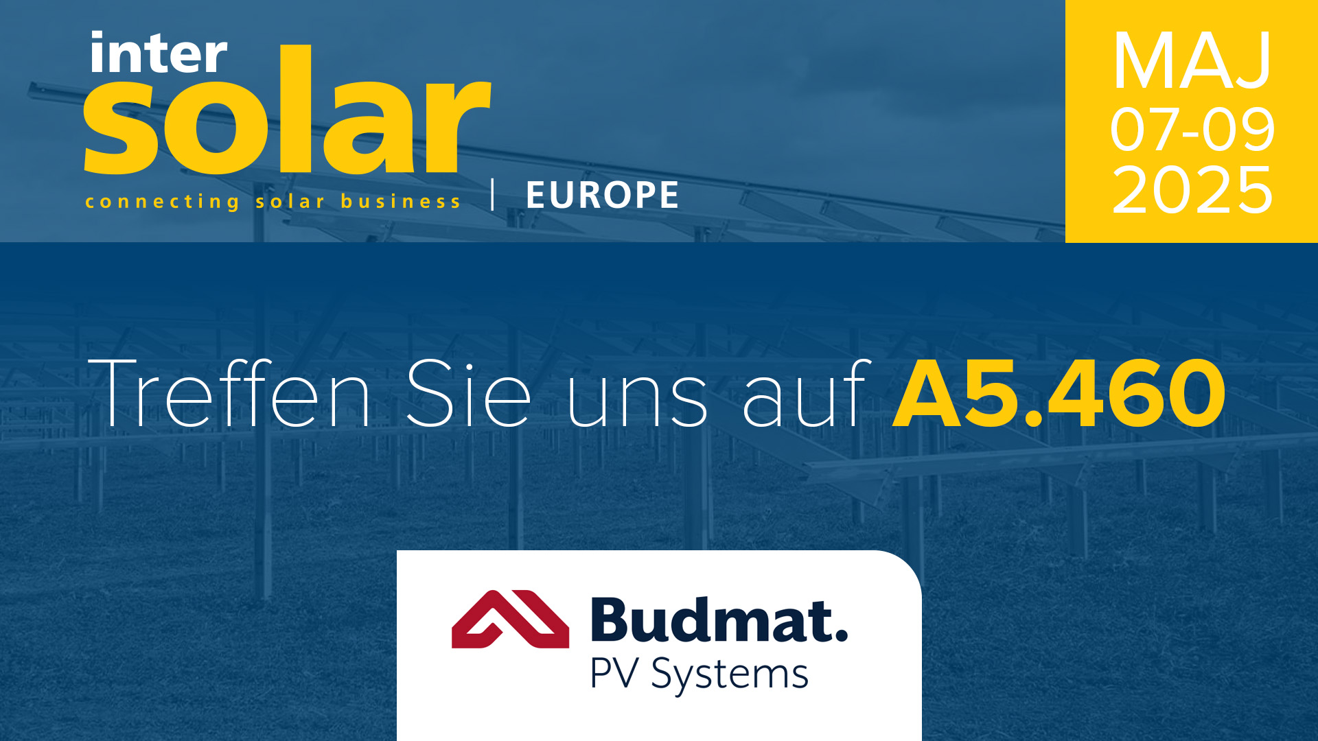 Budmat PV Systems auf der Intersolar 2025