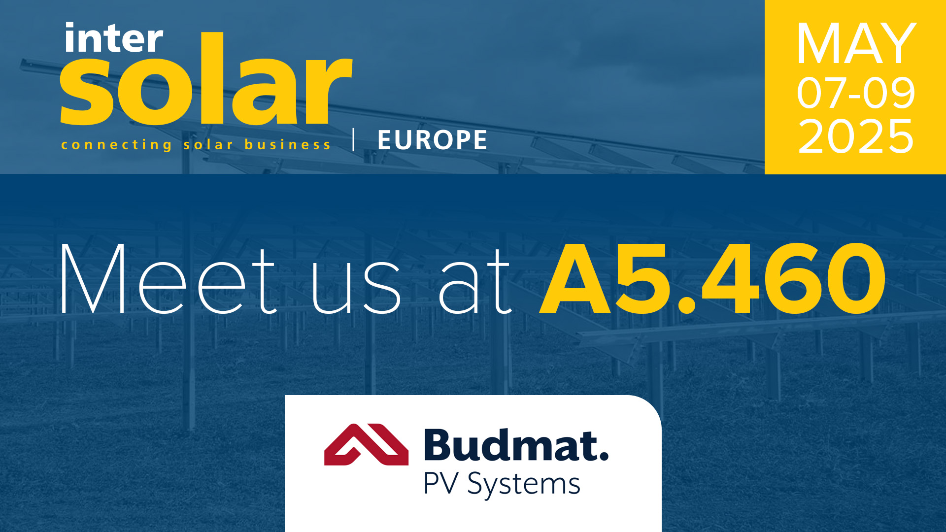 Budmat PV Systems at Intersolar 2025