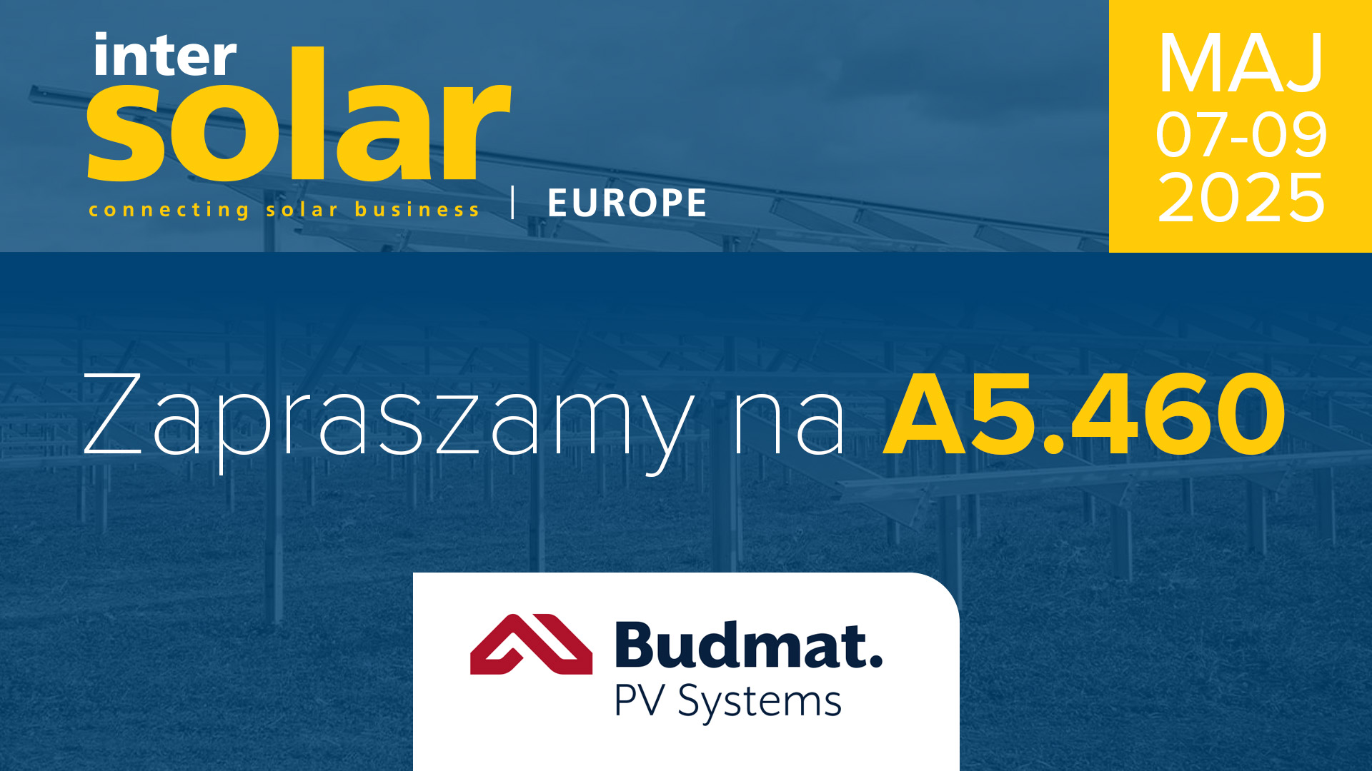 Budmat PV Systems na targach Intersolar 2025